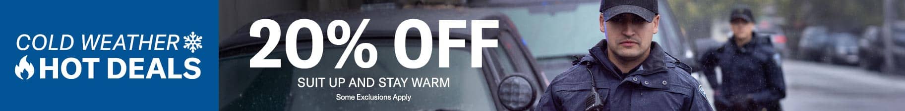 20% Off Cold Weather Gear