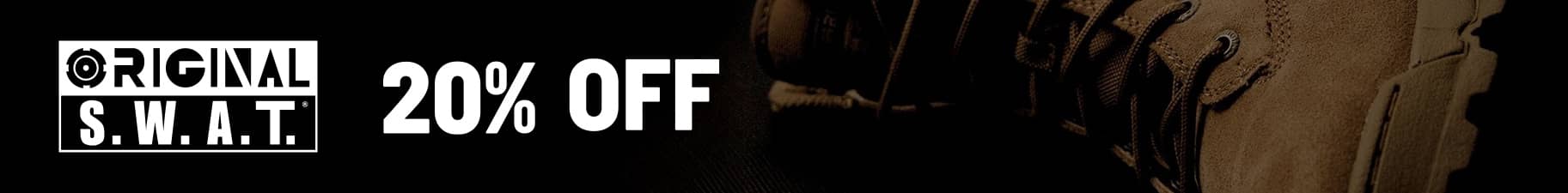 Up to 20% Off Original Swat