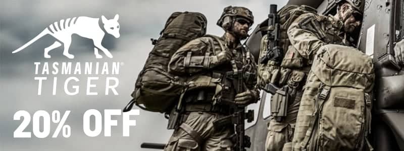 20% off Tasmanian Tiger