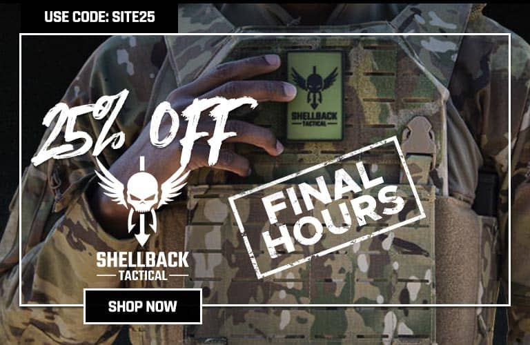 25% Off Shellback Tactical