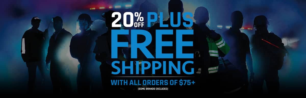 20% Off & Free Shipping on Orders over $75