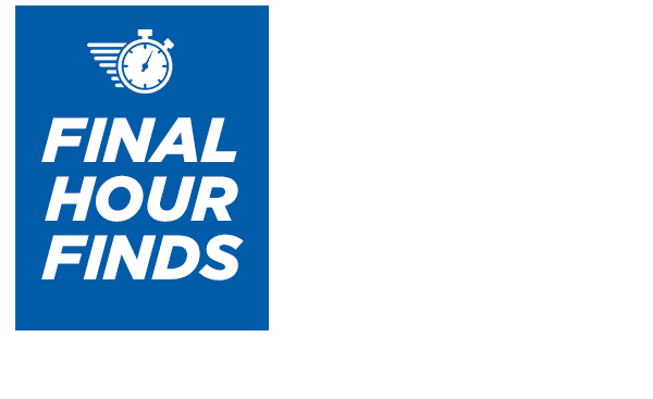 Final Hour Finds. Up to 60% Off. Shop Sale.