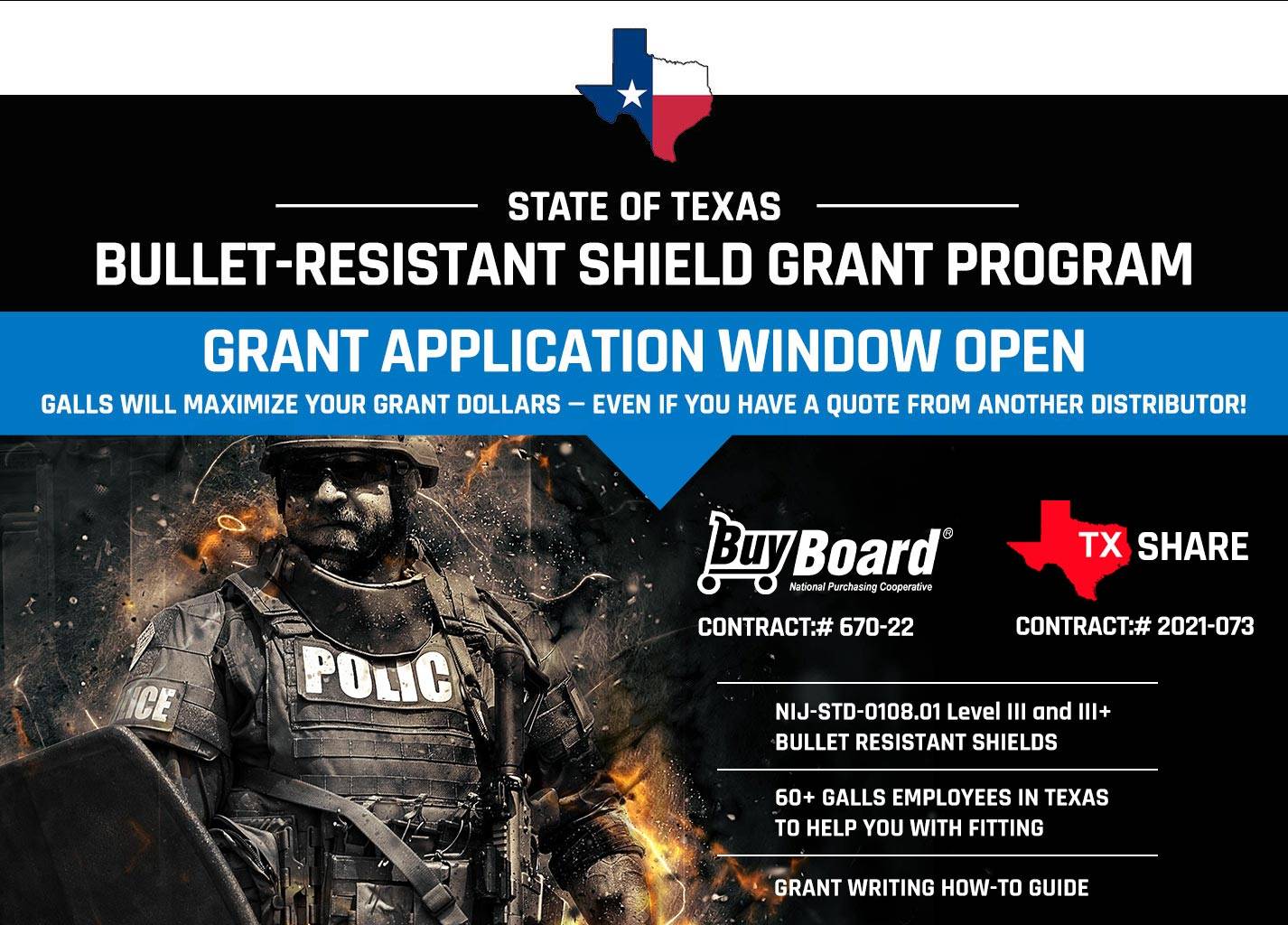 State of Texas Bullet-Resistant Shield Program - image