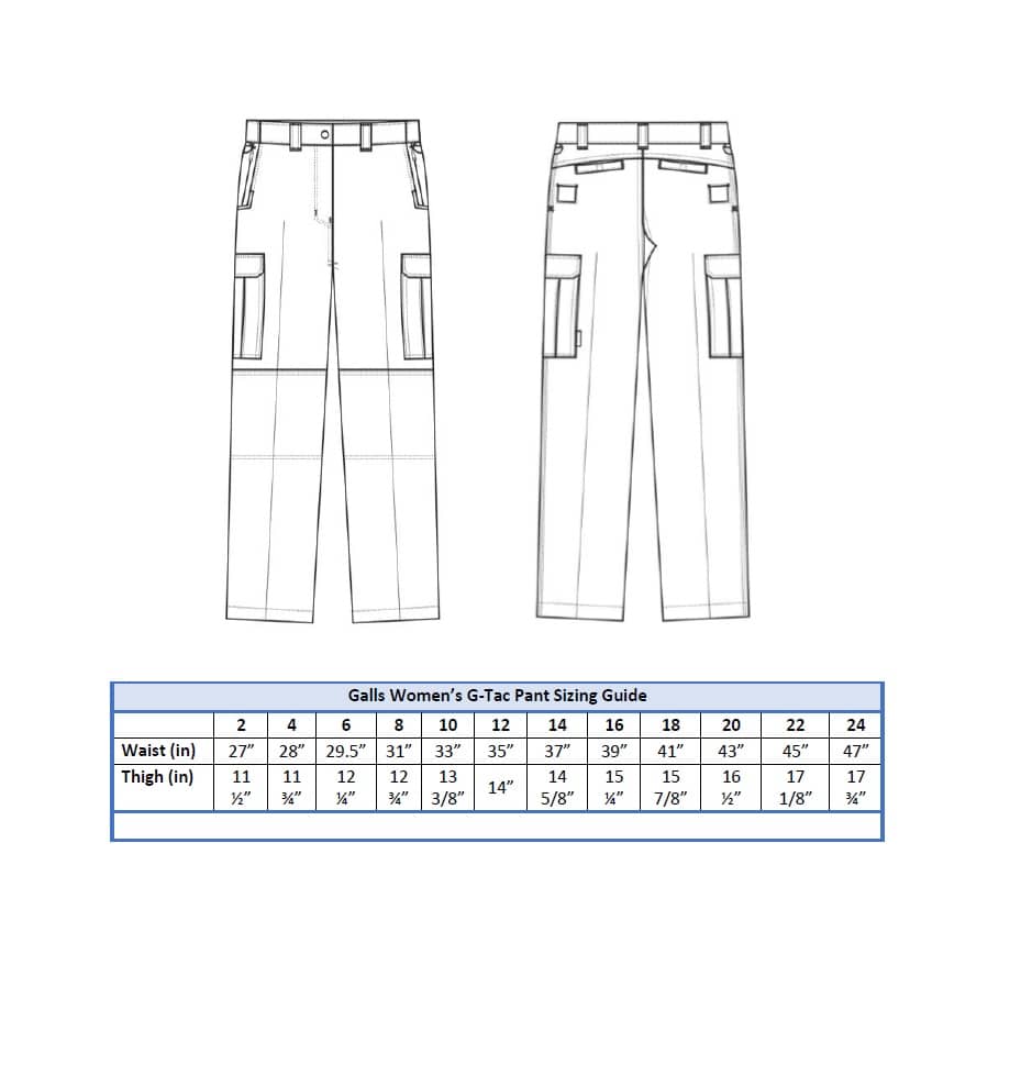 dickies 872 size chart