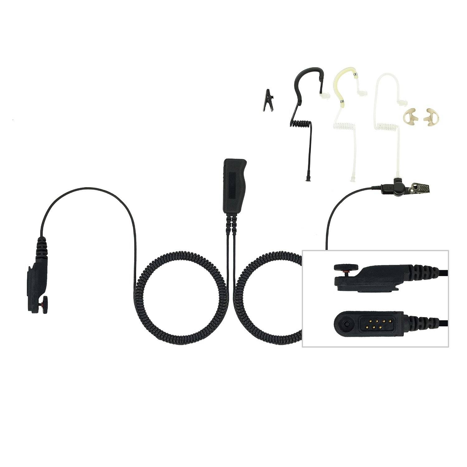 EarHugger Two-Wire Kit for Harris XG/XL