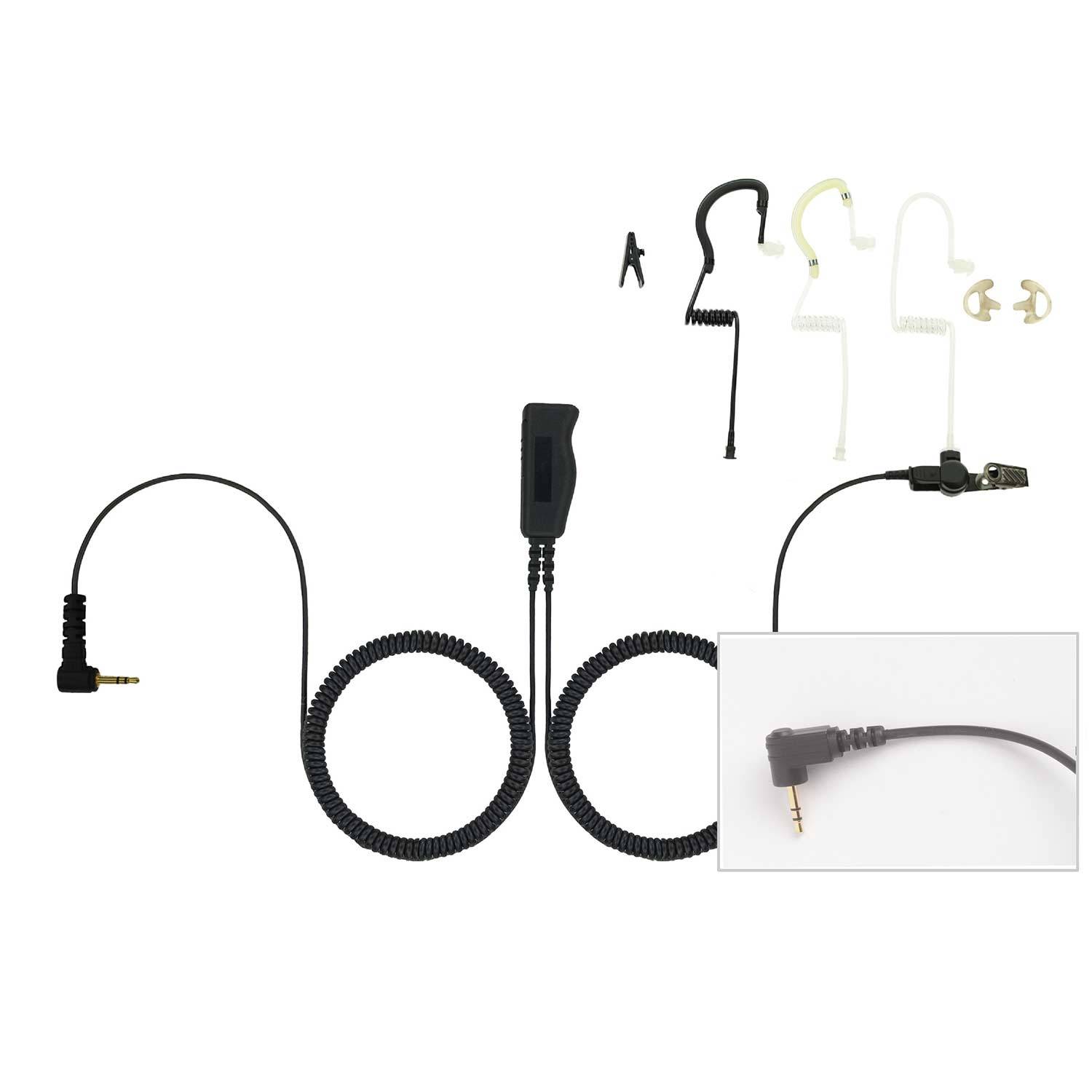 Ear Hugger 2 Wire Kit for Cell Phones with Standard 3.5mm Pl