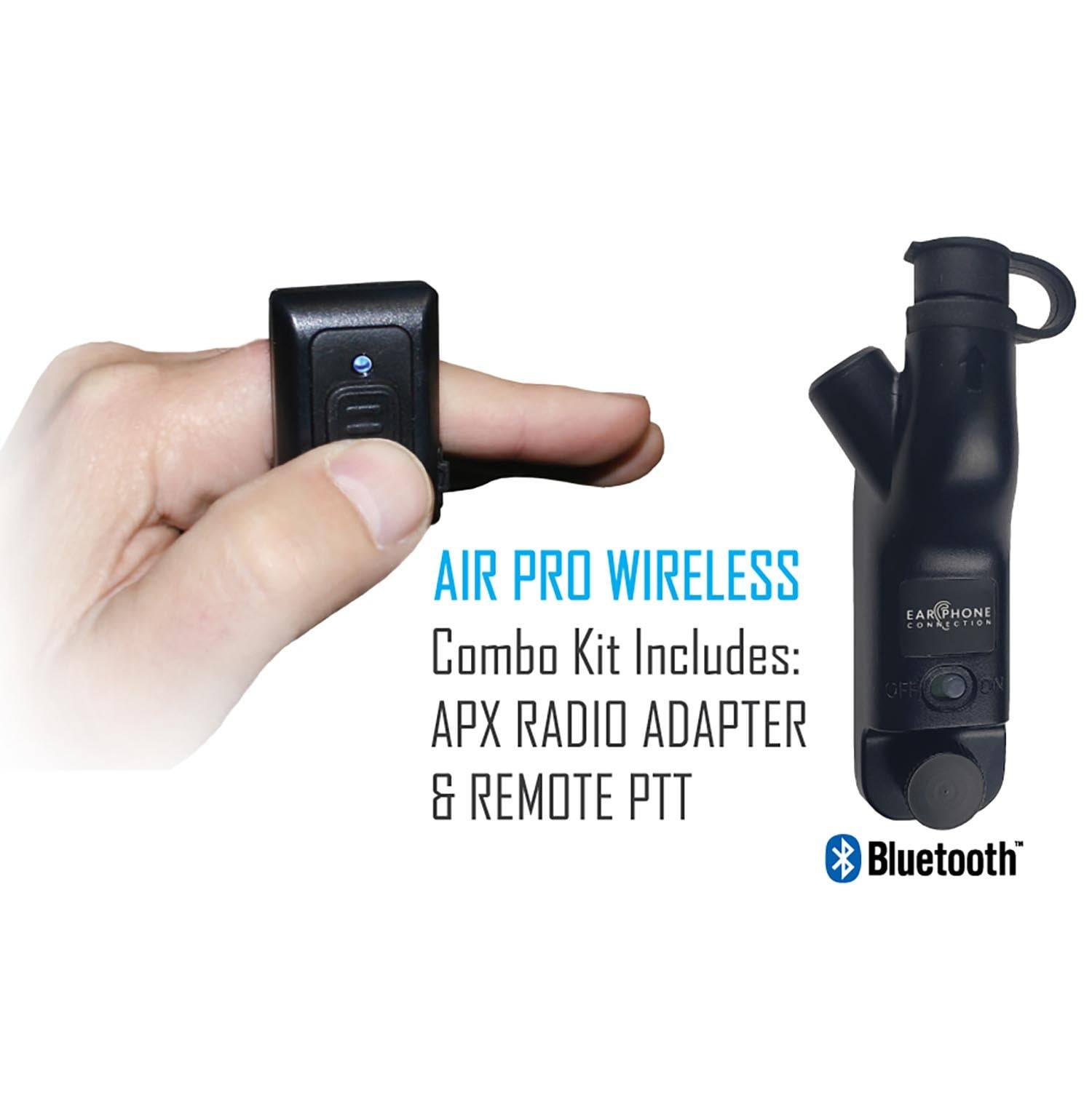 Earphone Connection Push-to-Talk Bluetooth Adapter