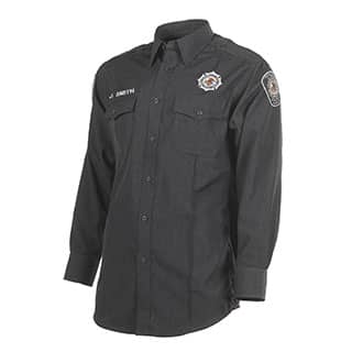 Clifton Men's Long Sleeve Uniform Polyester/Cotton_Police_EMT_Security_Fire Dept 