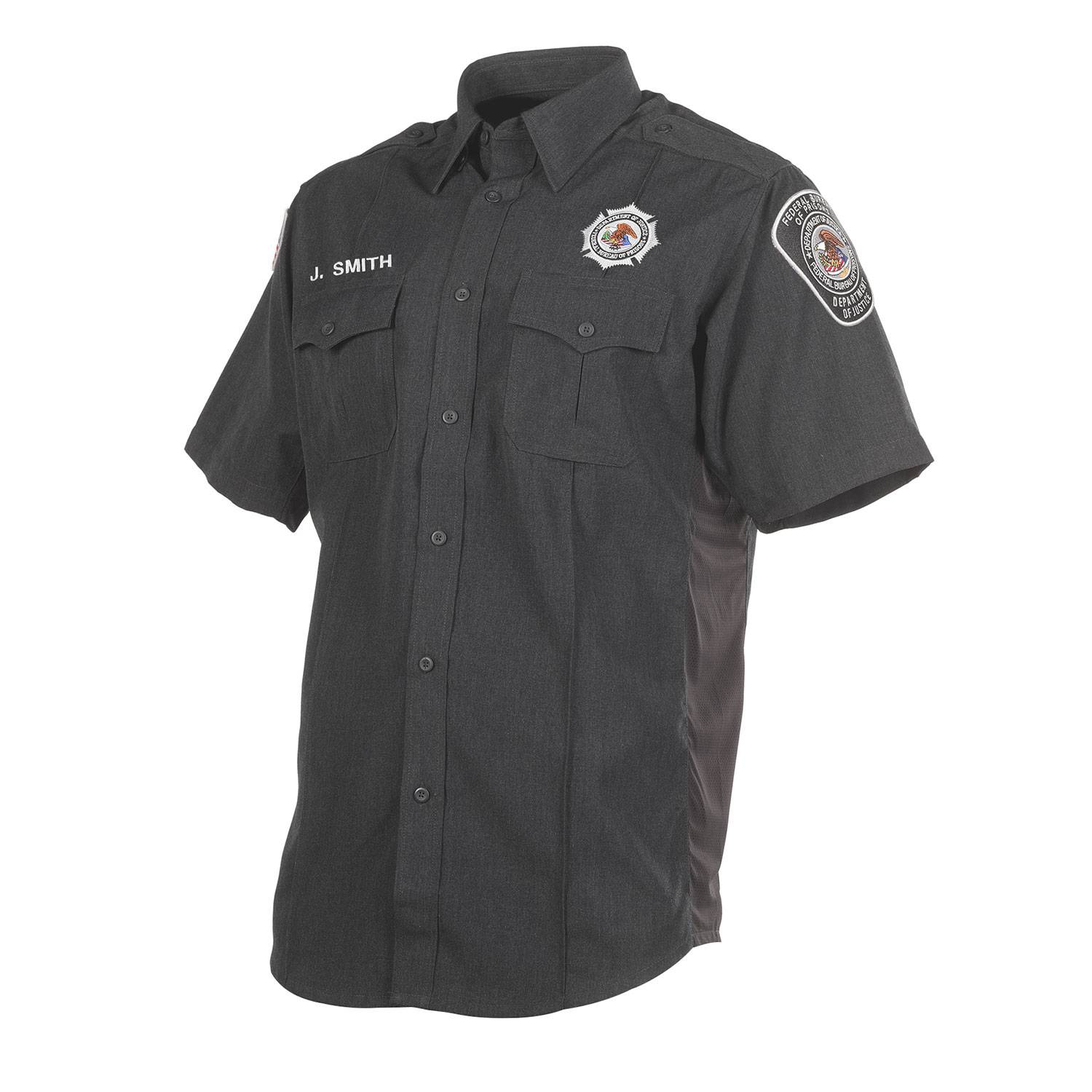 Galls FBOP Men's Uniform Dress Shirt - Class B (Charcoal)