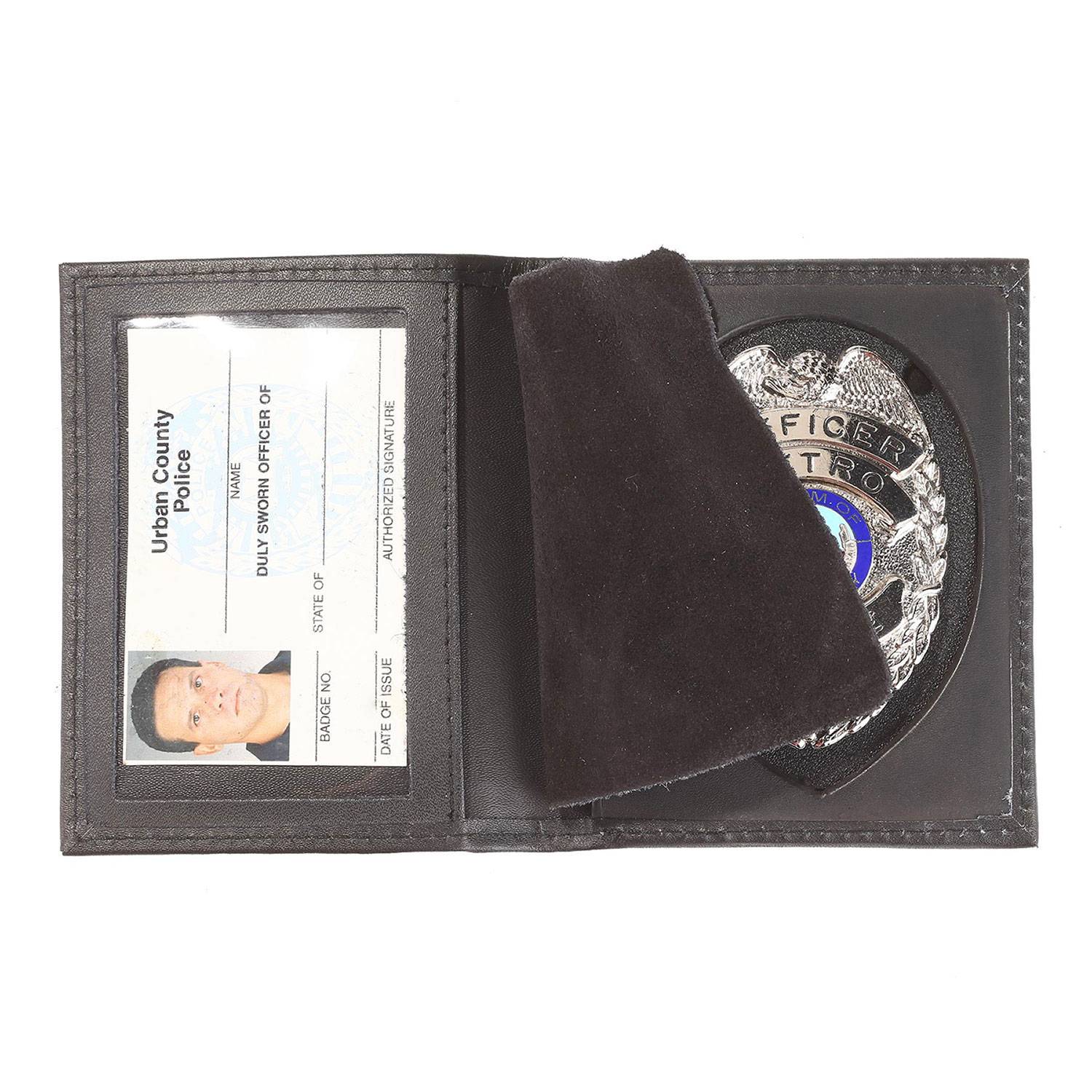 GALLS BOOK STYLE LEATHER BADGE CASE