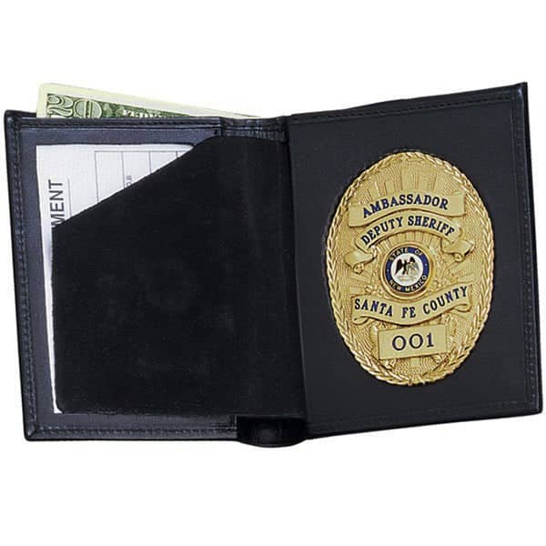Galls Die Cut Leather Badge Wallet