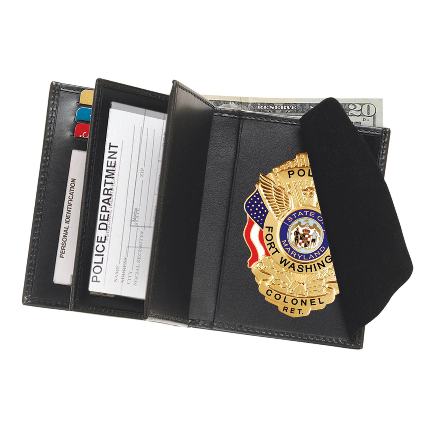 Galls Custom Deluxe Hidden Badge ID and Concealed Carry Wall