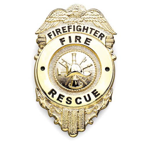GALLS FIREFIGHTER BADGE