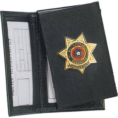 Strong Dress Side Open Double I.D. Case with Inside Flip Out