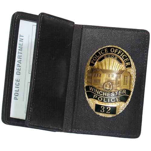 Strong Duty Side Open Double I.D. Badge Case (for cards 2 3/