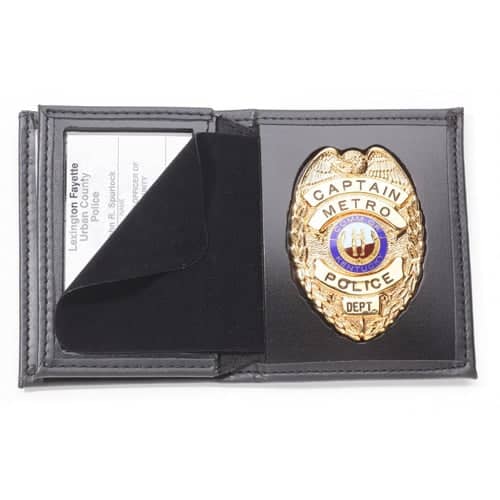 Perfect Fit Hidden Badge Wallet with Credit Card Slots and I