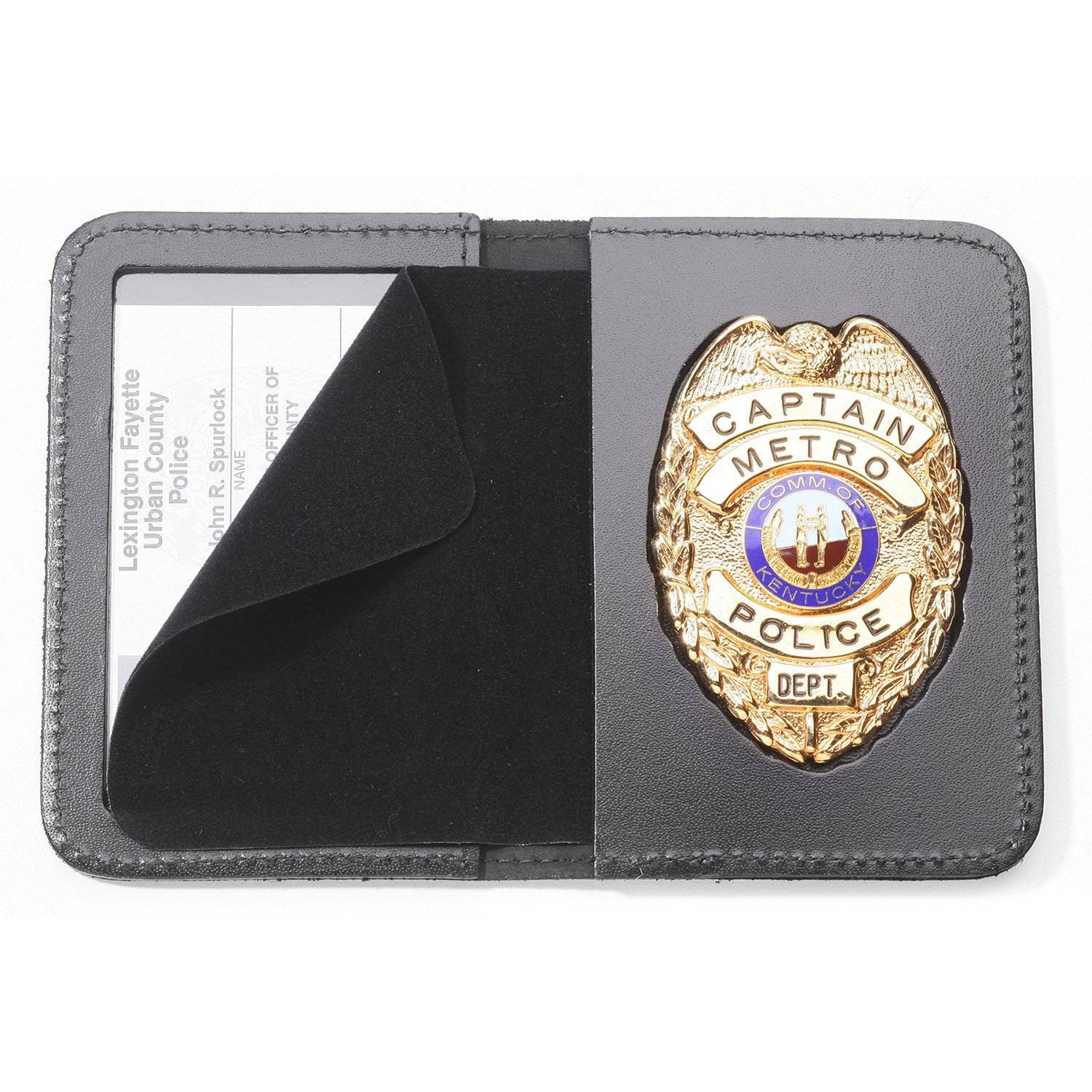 Perfect Fit Duty Book Style Leather ID and Badge Case