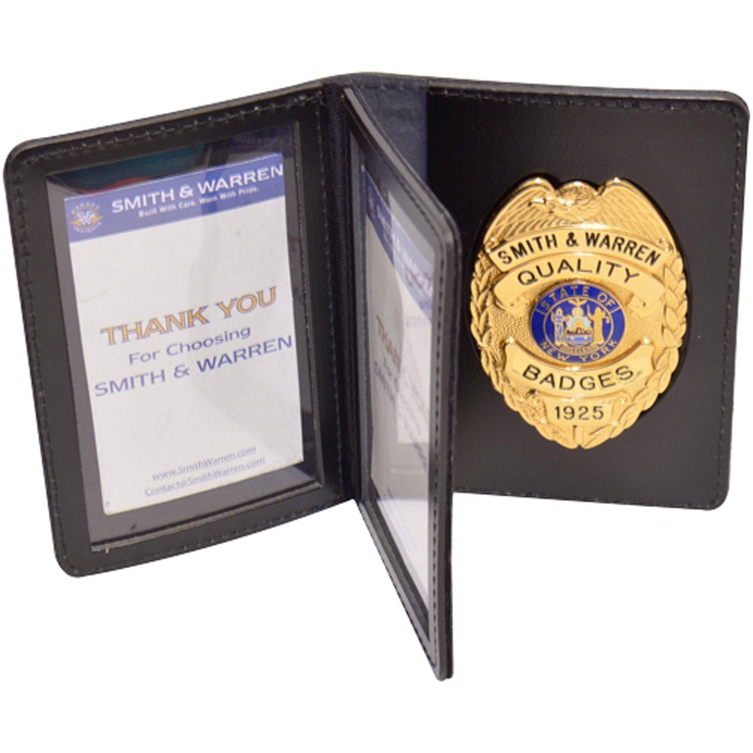 Smith & Warren Duty Leather Book Style Shield Case with Doub