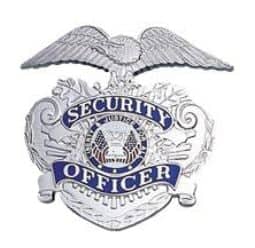 Lawpro Deluxe Security Officer Hat Badge