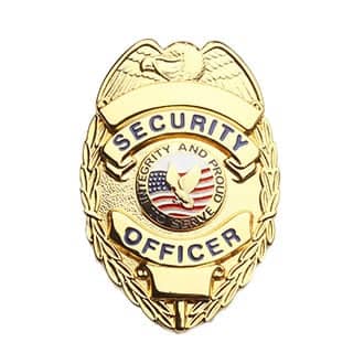 LawPro Lite Security Officer Shield Badge.