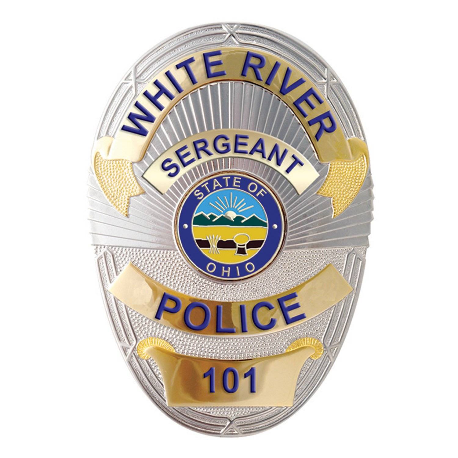 LawPro LAPD Style Custom Engraved Badge