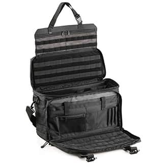 samdew Police Patrol Bag, Duty Bag Law Enforcement for Police Equipment,  Police Gear Bag Car Front Seat Organizer for Police, with Laptop Layer (up  to