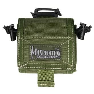 Ammo Bag Maxpedition Rollypoly Folding Dump Pouch - Holds 7 M4 Magazines (Black) Rolly Poly Dump Pouch