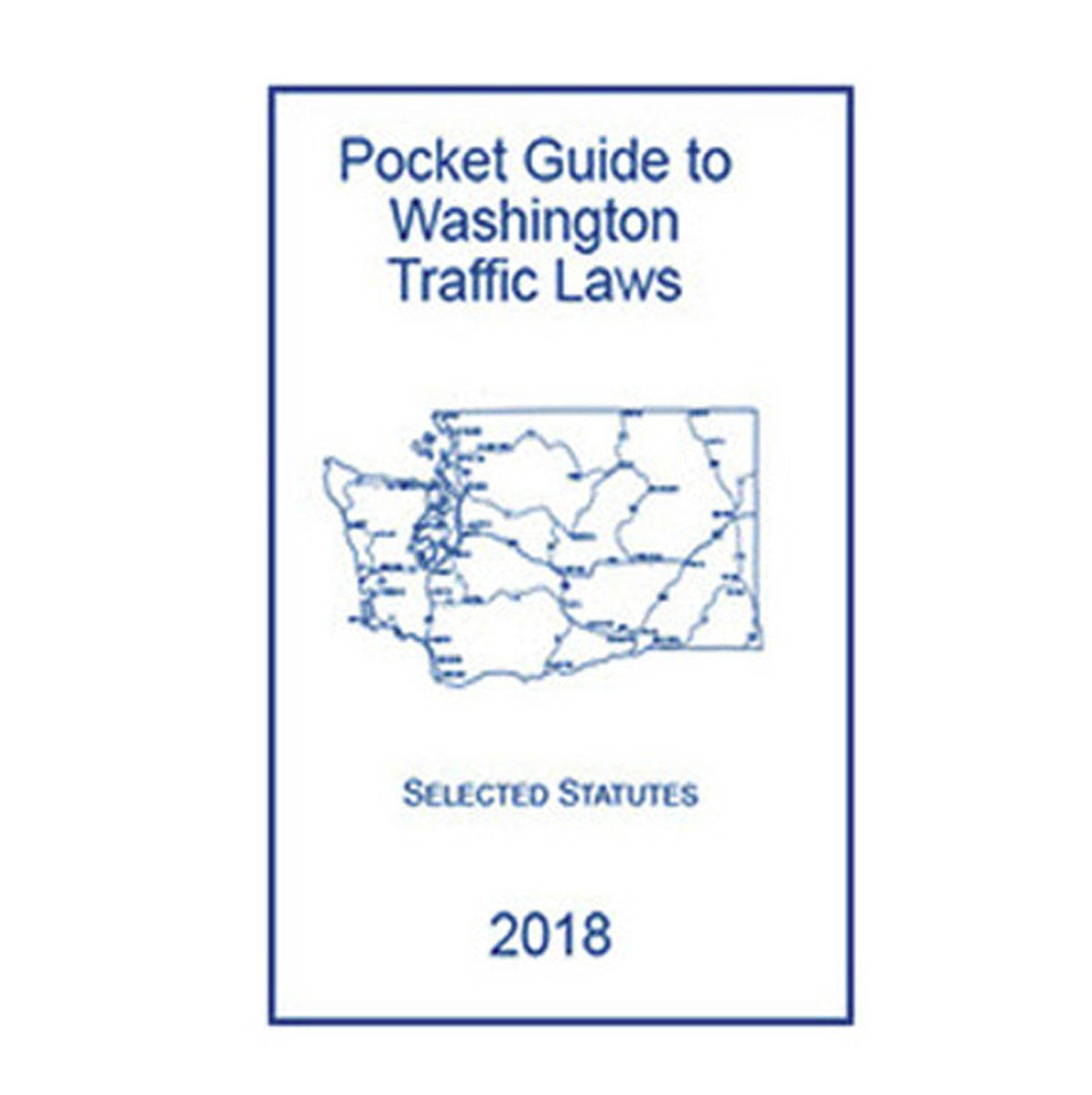Pocket Press 2018 Washington State Traffic Laws