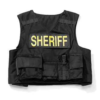 Genuine Ex Police Body Armour Bag Black Tactical Riot Carrier Uniform Firearms 