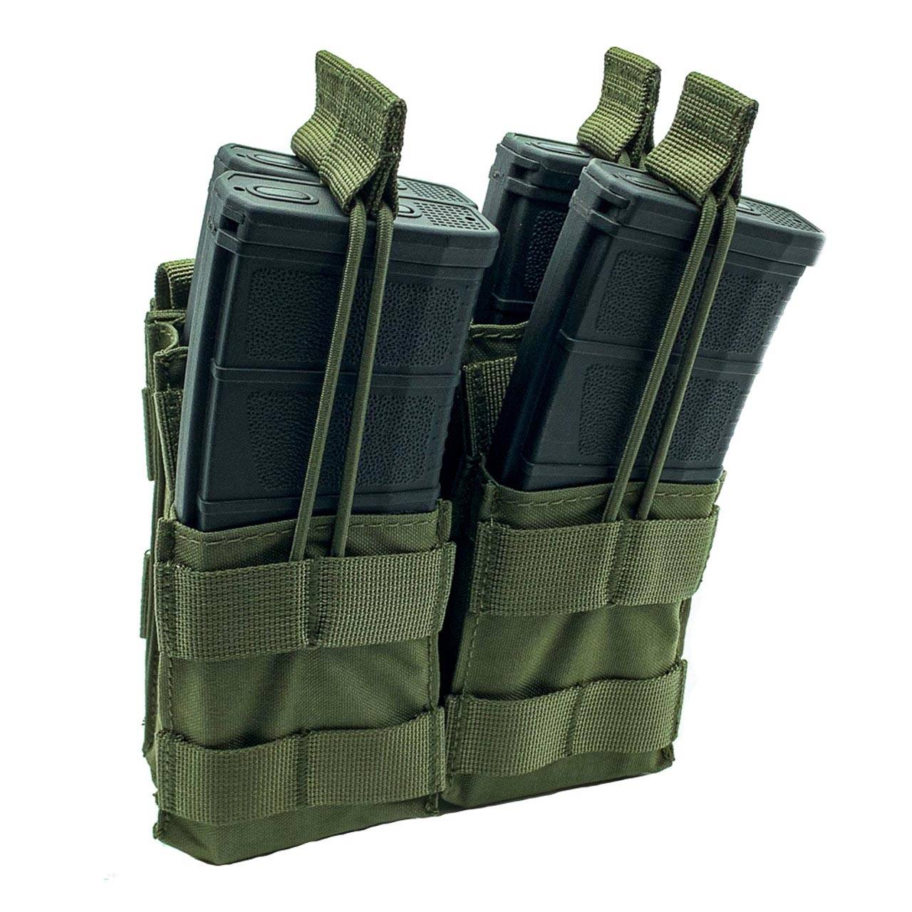 SHELLBACK TACTICAL DOUBLE STACKER OPEN TOP M4 MAG POUCH