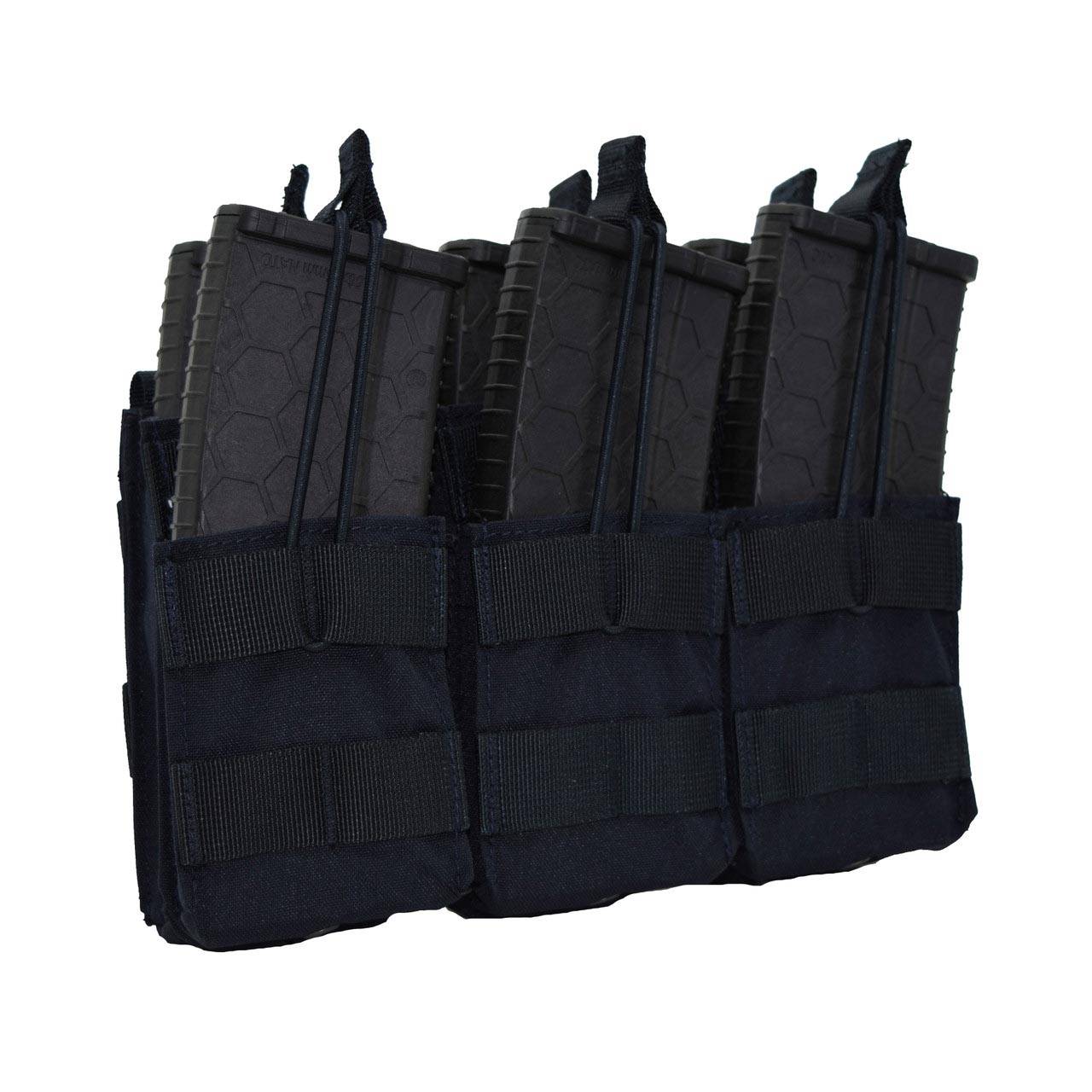 Shellback Tactical Triple Stacker M4 Mag Pouch - Holds 6 Magazines With MOLLE Compatibility