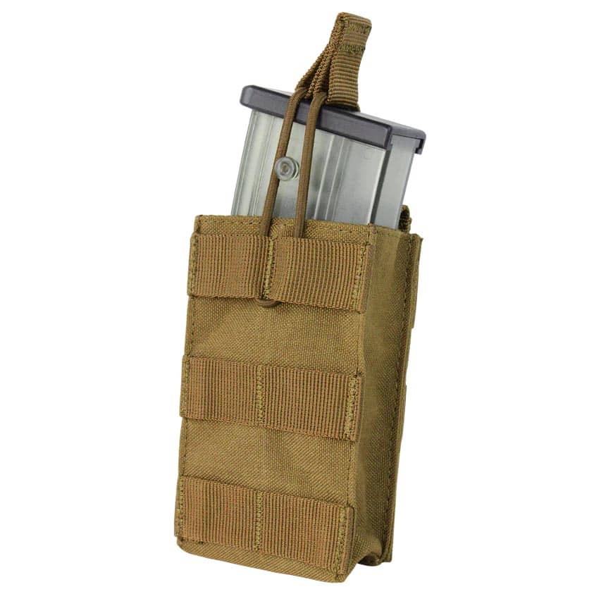Condor Pouch Singolo Per Caricatore G36 - Open Top Con Cordino Elastico, Colore Nero - 4