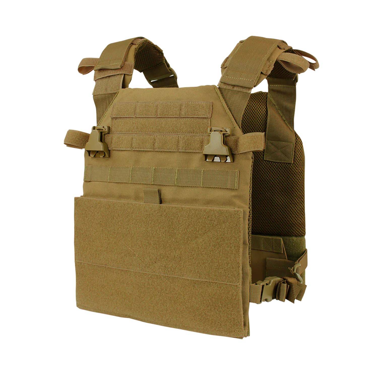 CONDOR VANQUISH PLATE CARRIER IN COYOTE BROWN