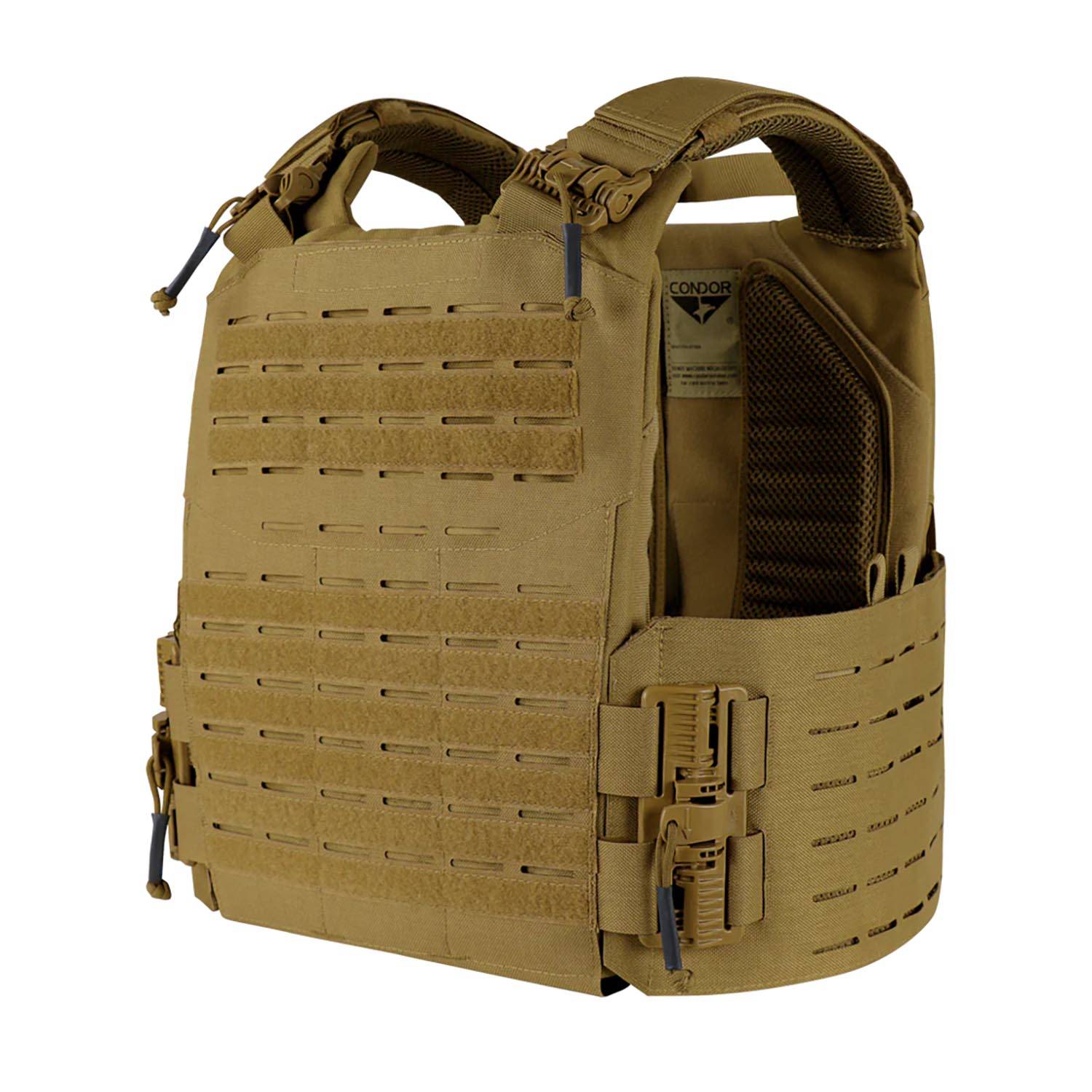 CONDOR VANQUISH RS PLATE CARRIER IN COYOTE BROWN