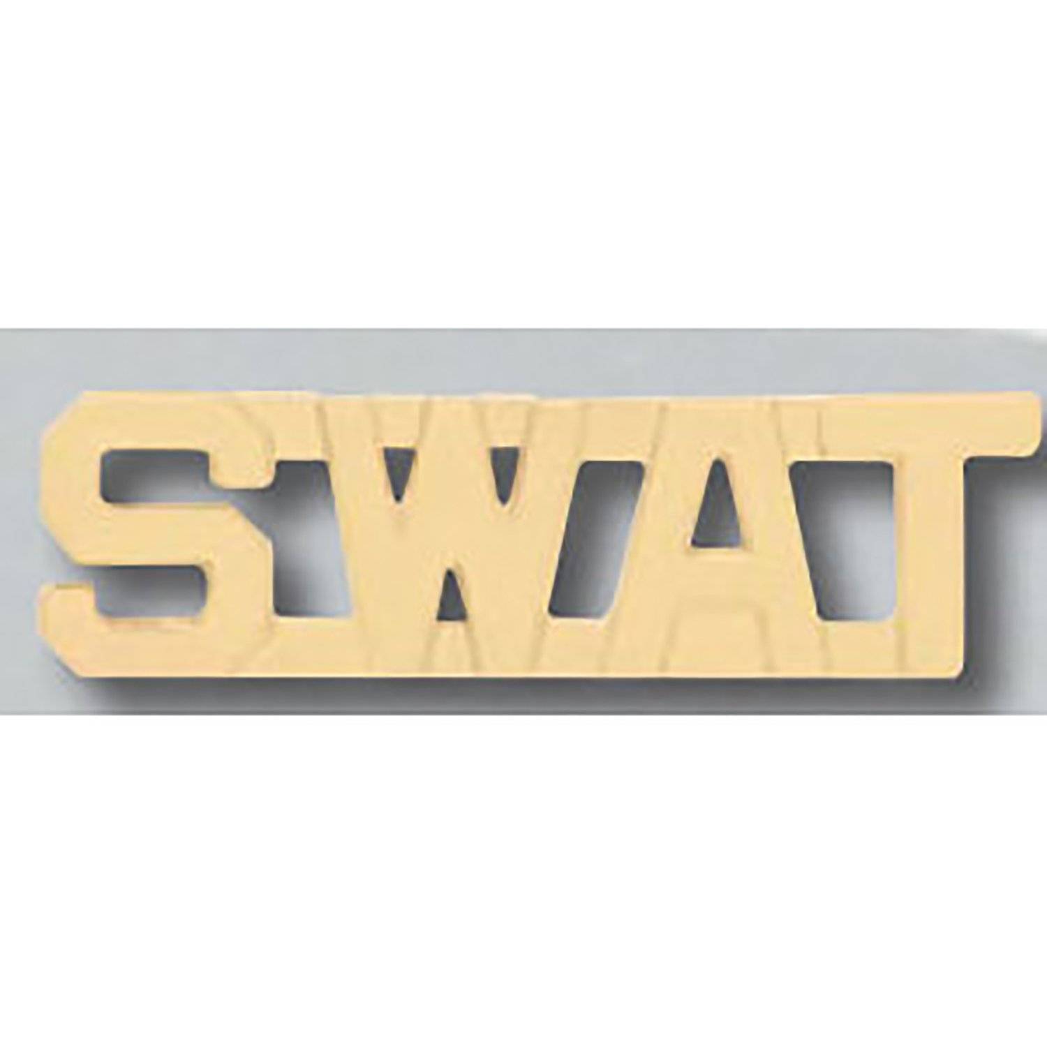 Premier Emblem SWAT Half Inch Cutout Letters