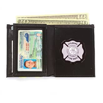 Fire Department Firefighter Perfect Fit Badge Wallet Style 110 Cut 496 