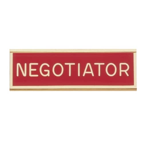 Blackinton Commendation Bar Negotiator