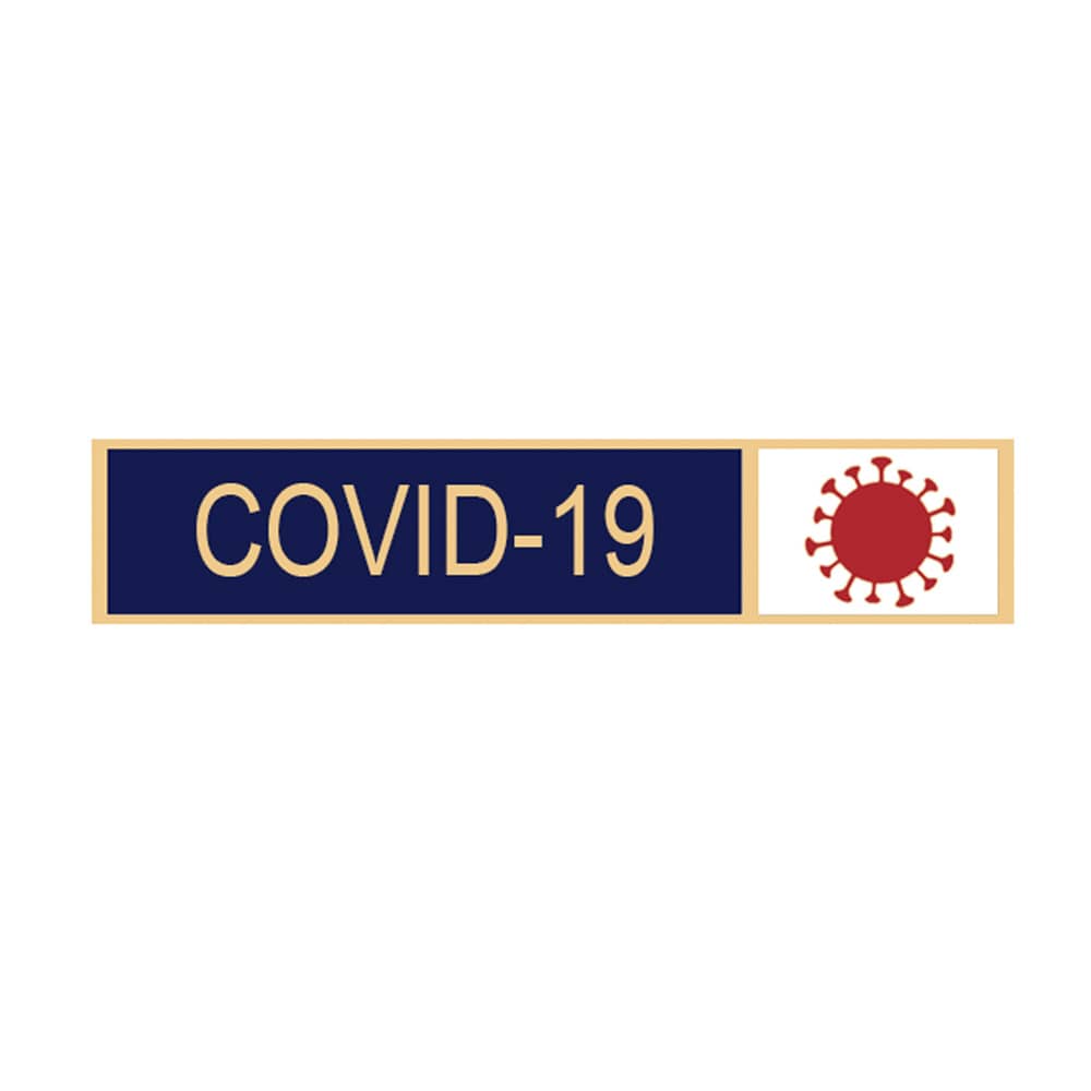 SMITH & WARREN COVID-19 SERVICE BAR W/ 2 SECTIONS & LOGO (1