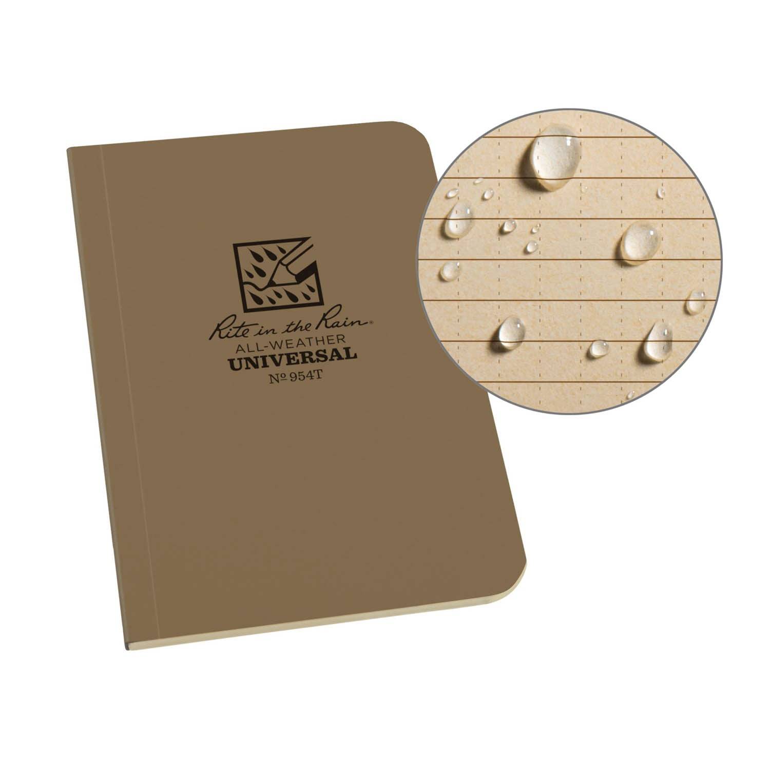 Rothco 3x5 Waterproof All Weather Notebook – Spiral Bound – Field Book – Model 4078