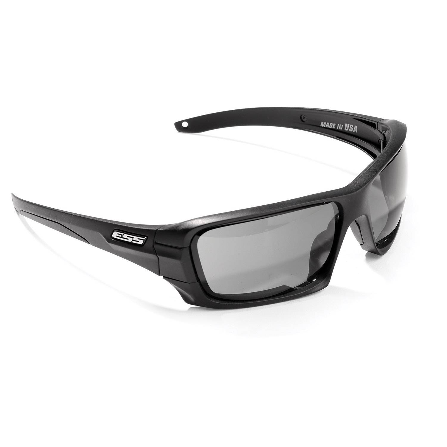 ESS Sunglasses Black Rollbar Subdued Logo Kit w/Interchangeable Lenses EE9018-02 