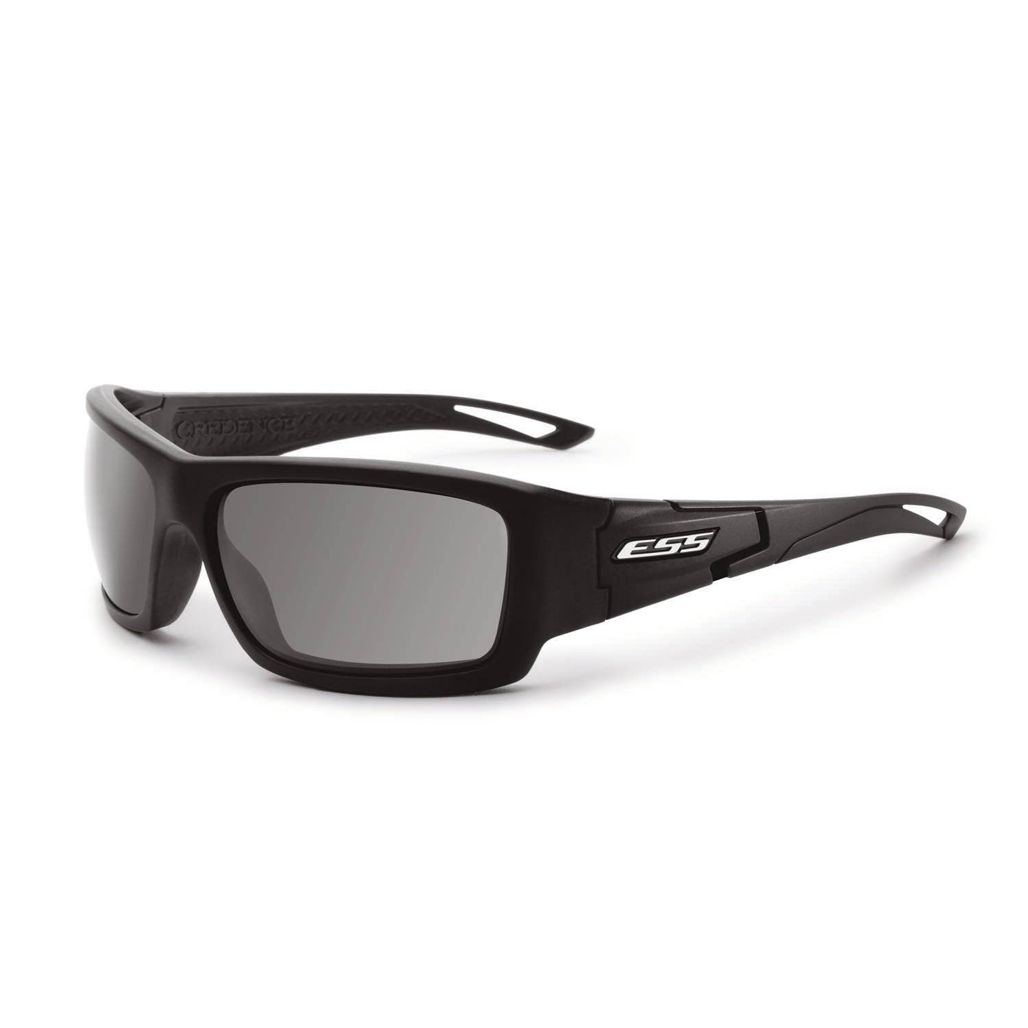 ESS Credence Black Sunglasses with Smoke Grey Lenses