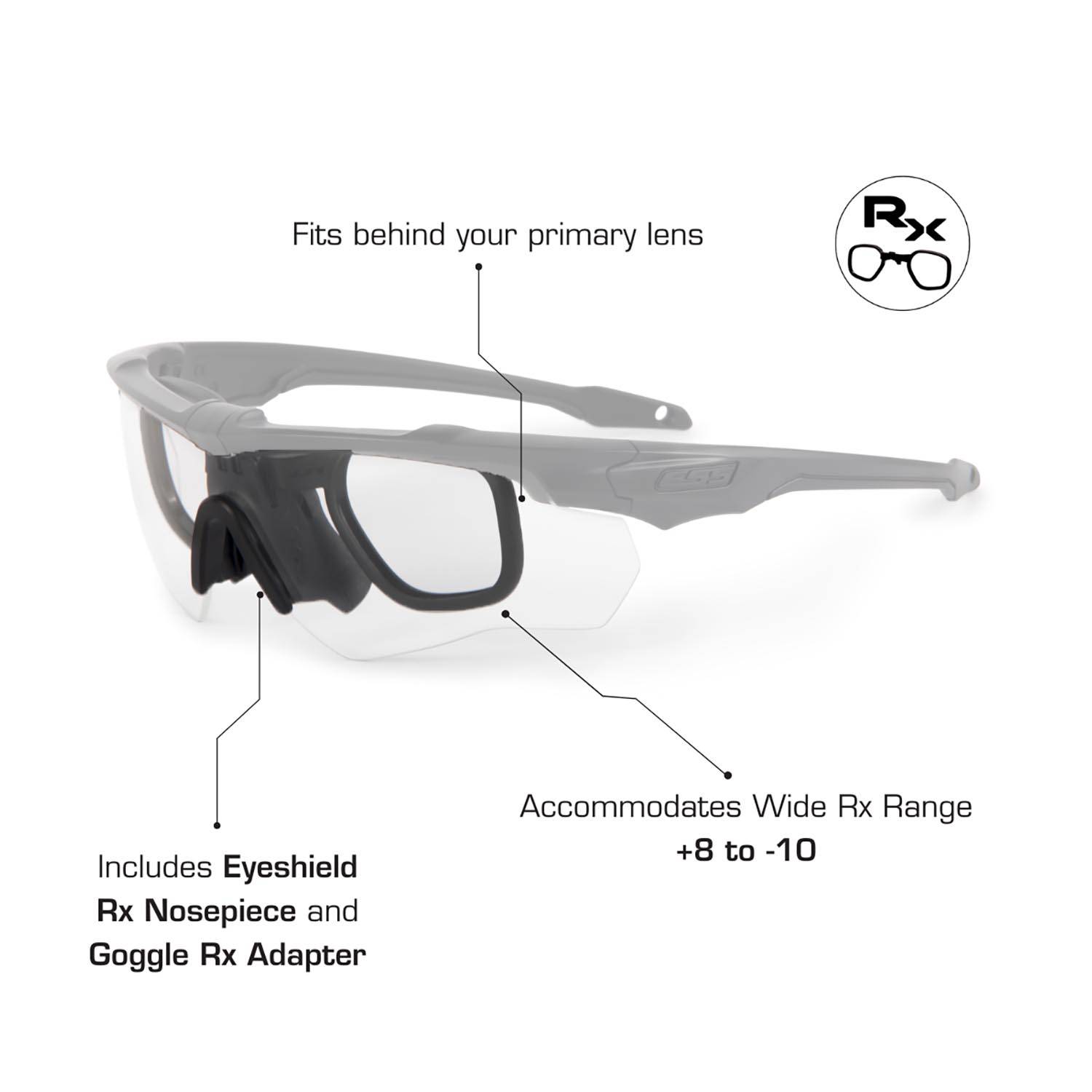ESS CrossBlade NARO Carbon ANSI Sunglasses | Galls