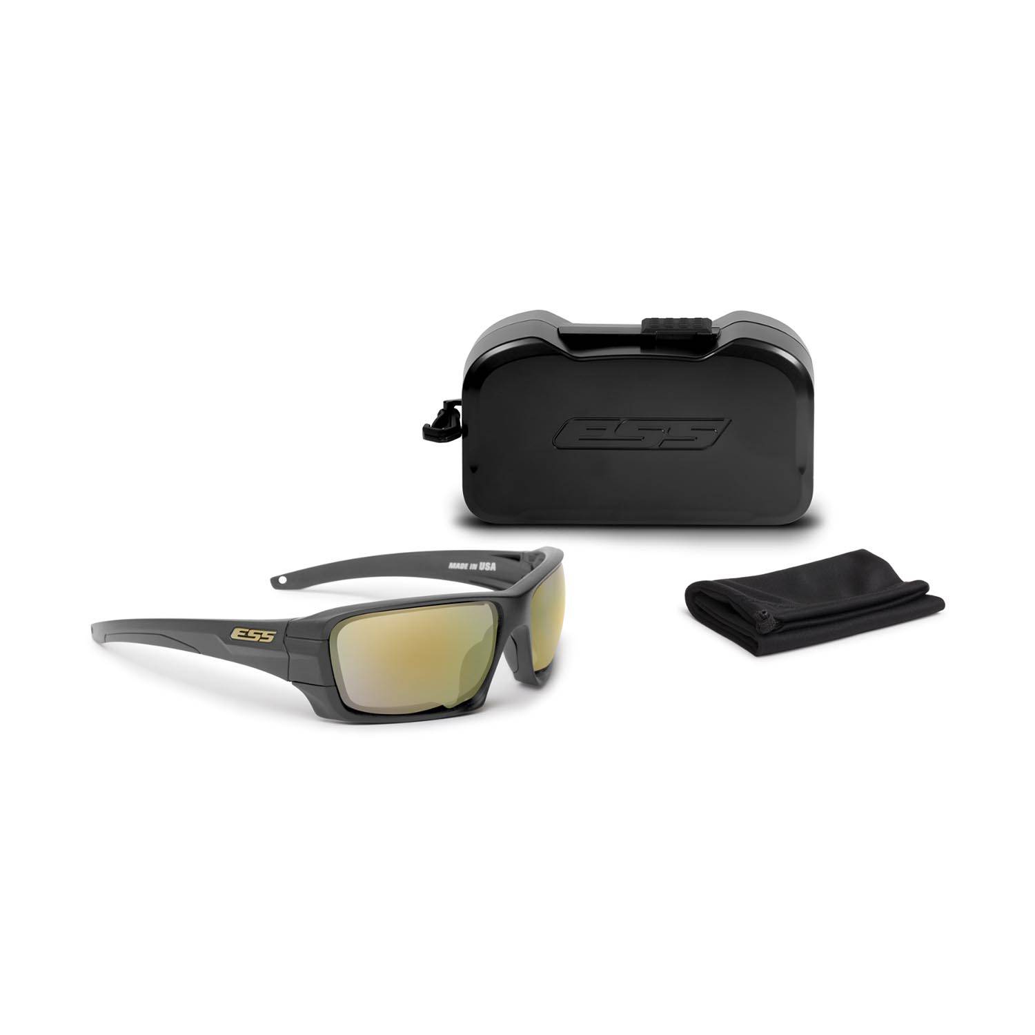 ESS Rollbar Carbon ANSI Mirrored Sunglasses | Galls