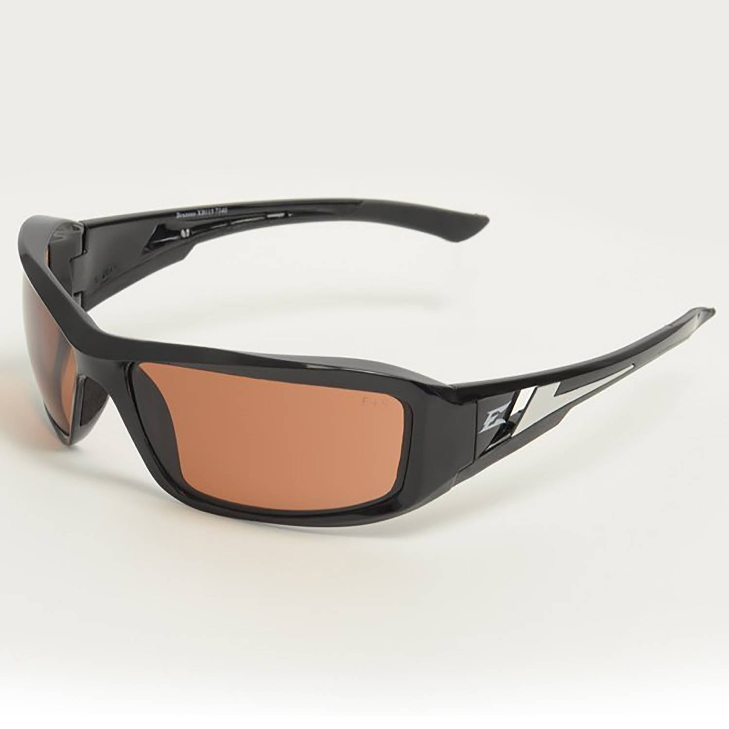 Edge Eyewear Brazeau Safety Glasses Black with Copper Drivin