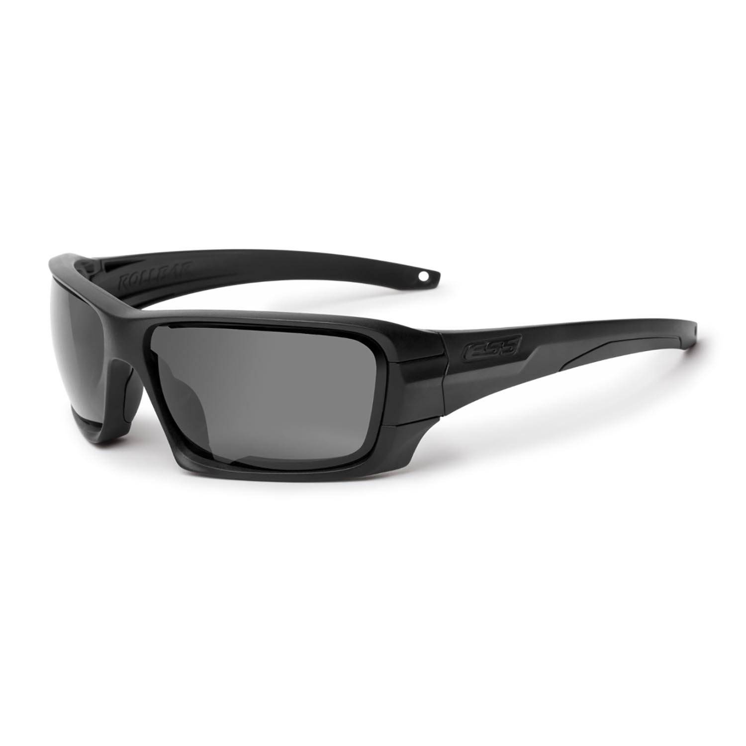 ESS Rollbar Black with Clear & Smoke Gray Subdued Eyeshield