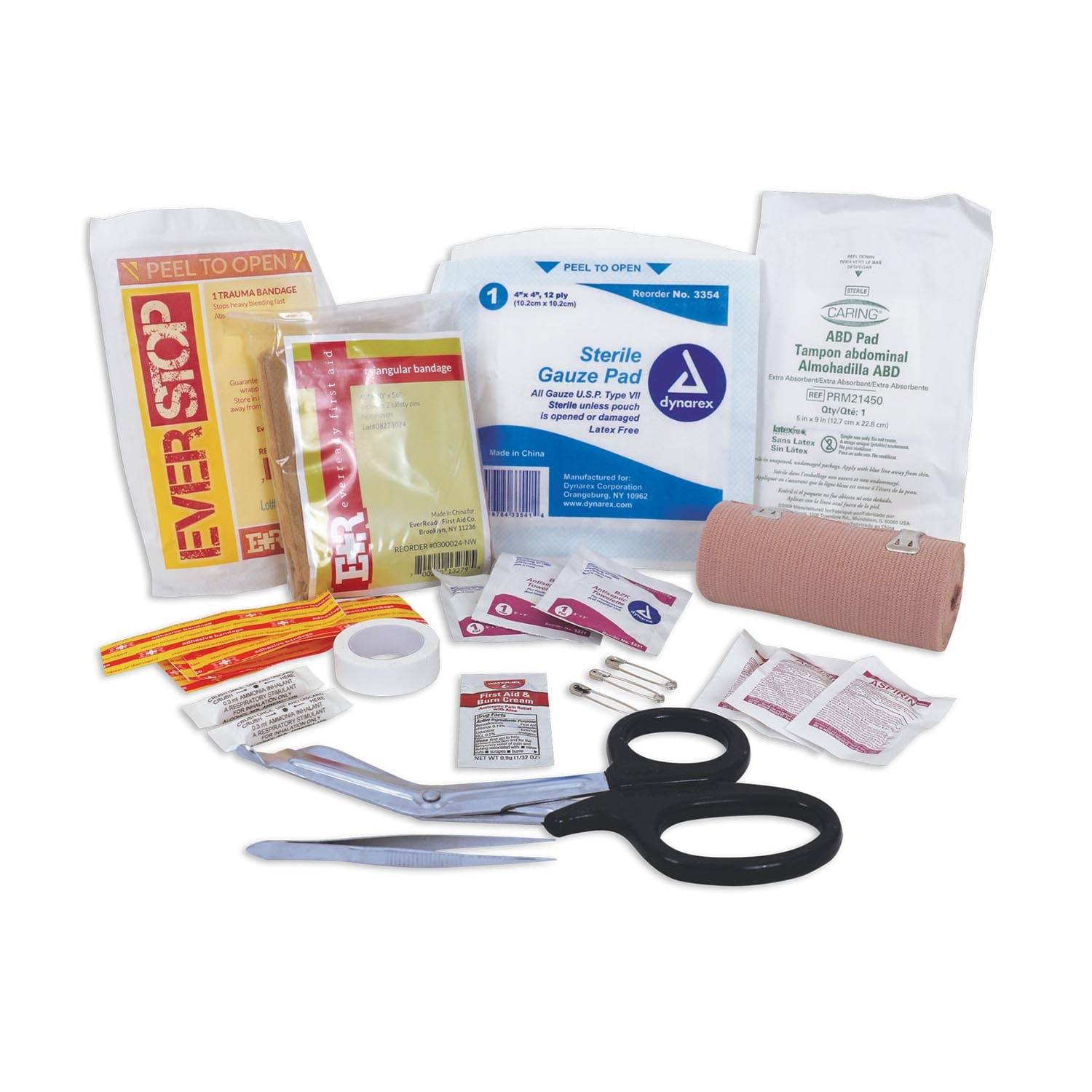 Rothco Tactical Trauma First Aid Kit Contents