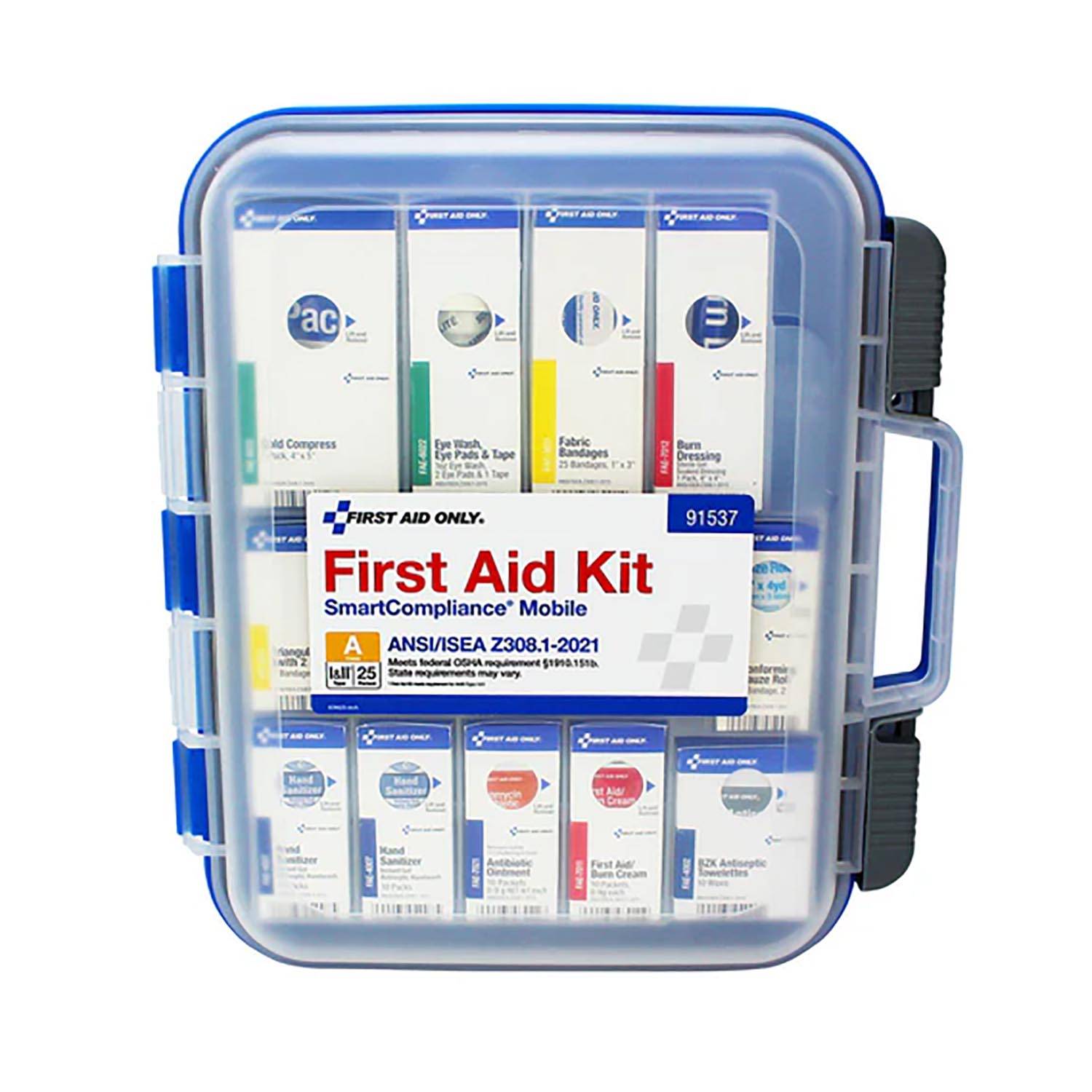 SmartCompliance 25 Person Medium Clear Plastic Mobile First