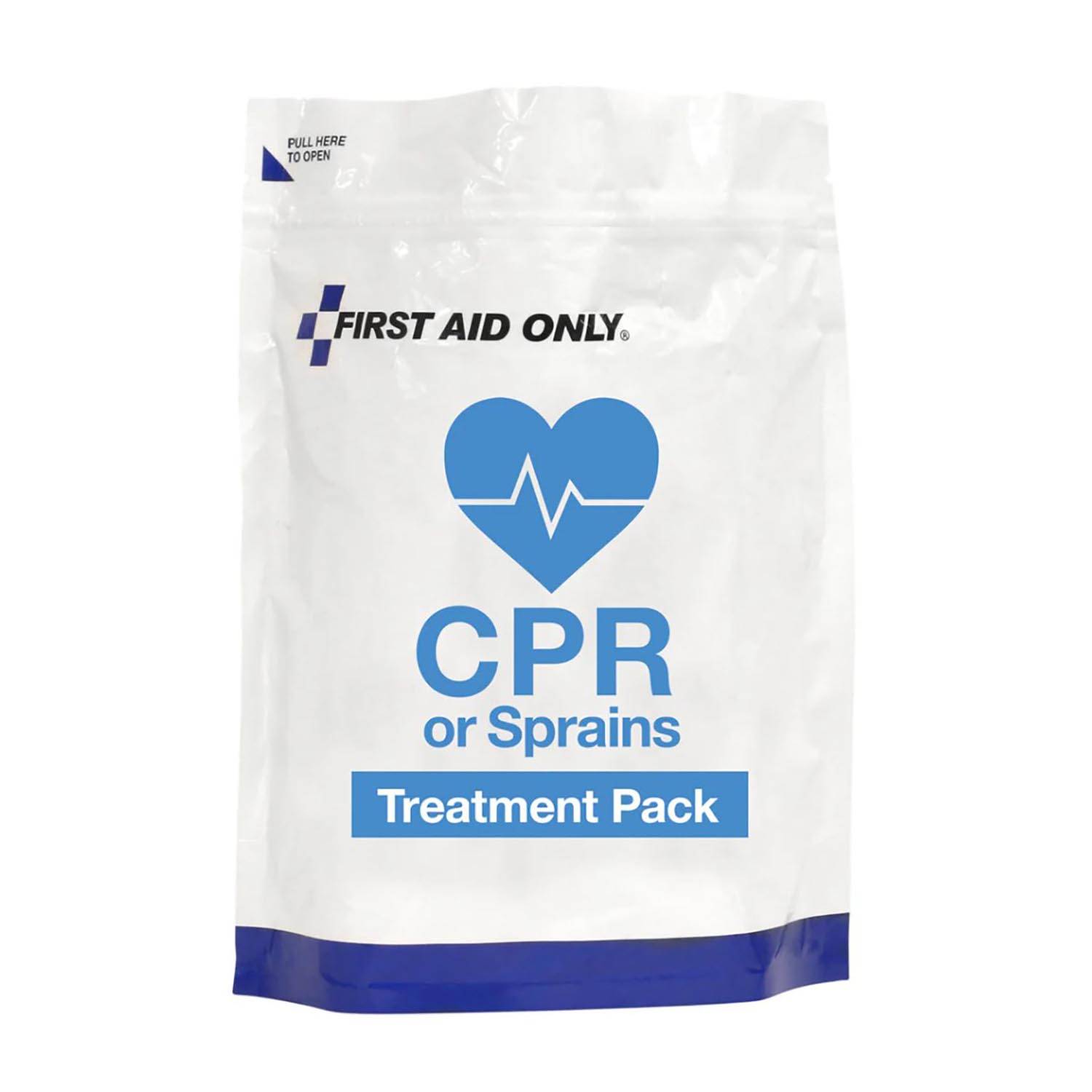 First Aid Only CPR & Sprains Treatment Pack