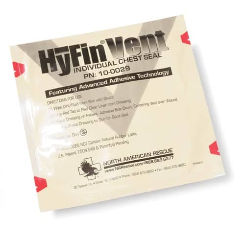 North American Rescue Hyfin Vent Chest Seal Individual