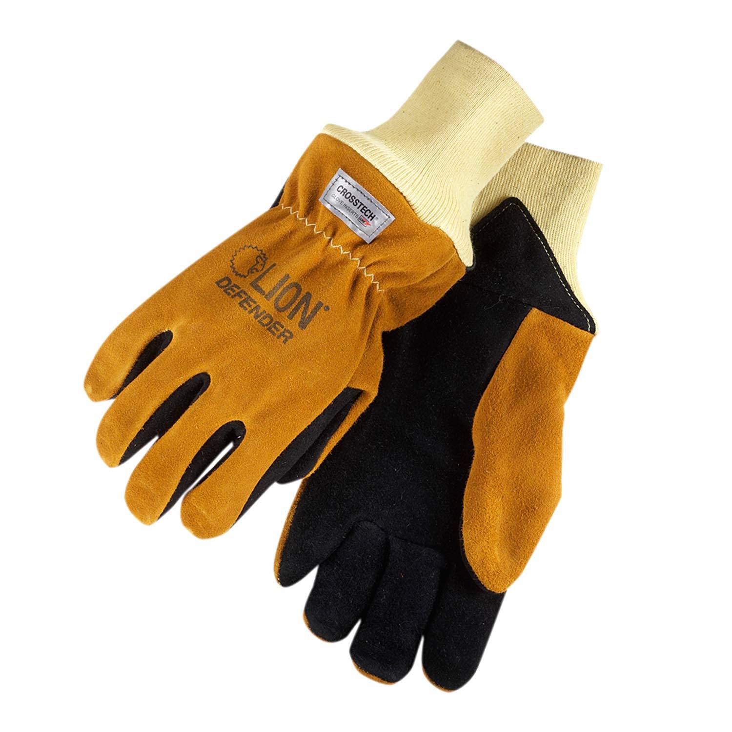 Lion Defender NFPA Gauntlet Firefighting Gloves